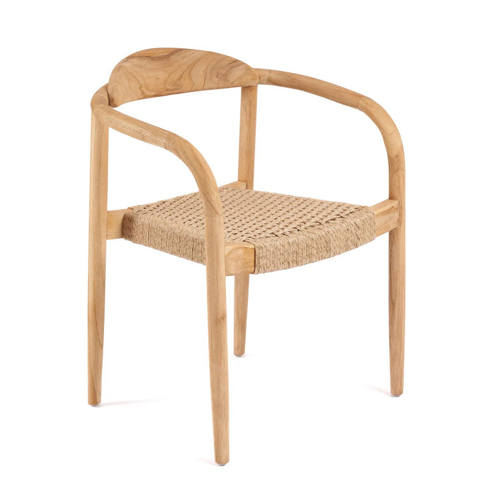 Bazar Bizar Amaya eetkamerstoel - natuurlijk - buiten-Eetkamerstoelen-Bazar Bizar