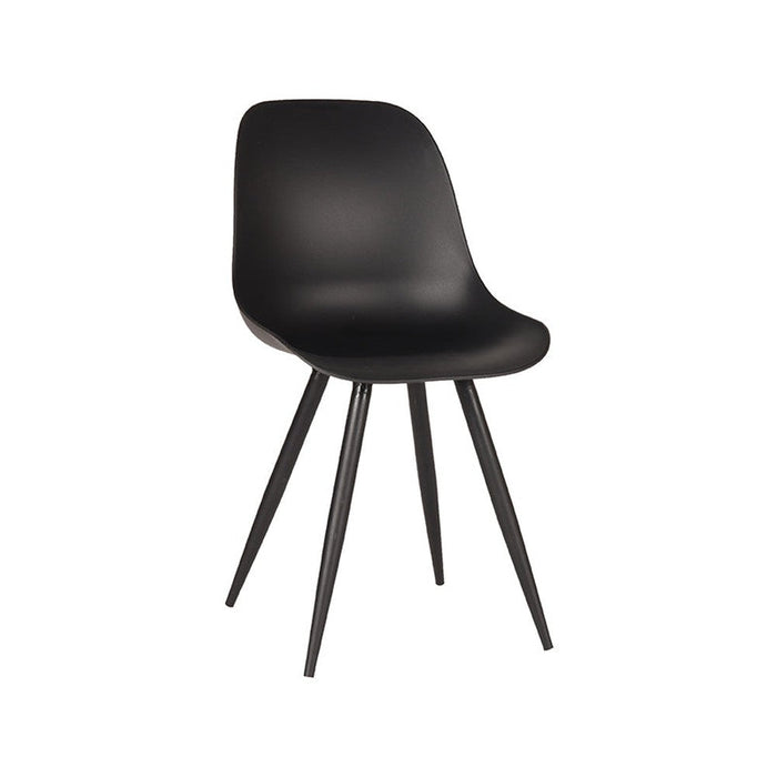 Label51 Eetkamerstoel Monza - Zwart - Kunststof-Eetkamerstoelen-LABEL51