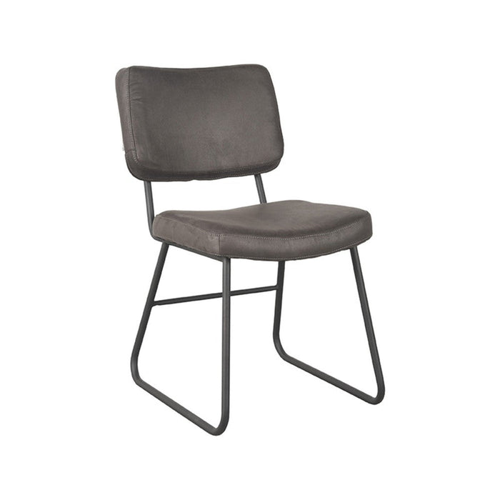 Label51 Eetkamerstoel Noah - Antraciet - Micro Suede-Eetkamerstoelen-LABEL51