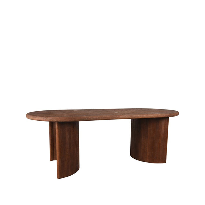 Label51 Eetkamertafel Vito - Espresso - Mangohout - 240 cm-Eettafels-LABEL51