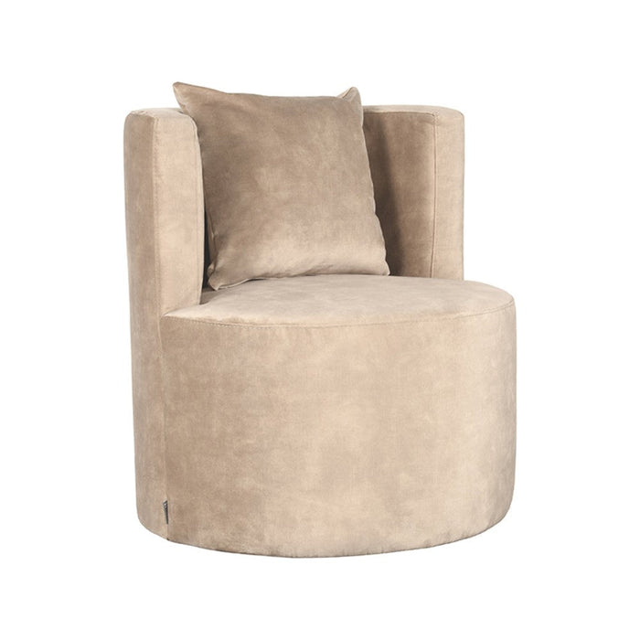 Label51 Fauteuil Evy - Zand - Velours 65 cm-Fauteuils-LABEL51