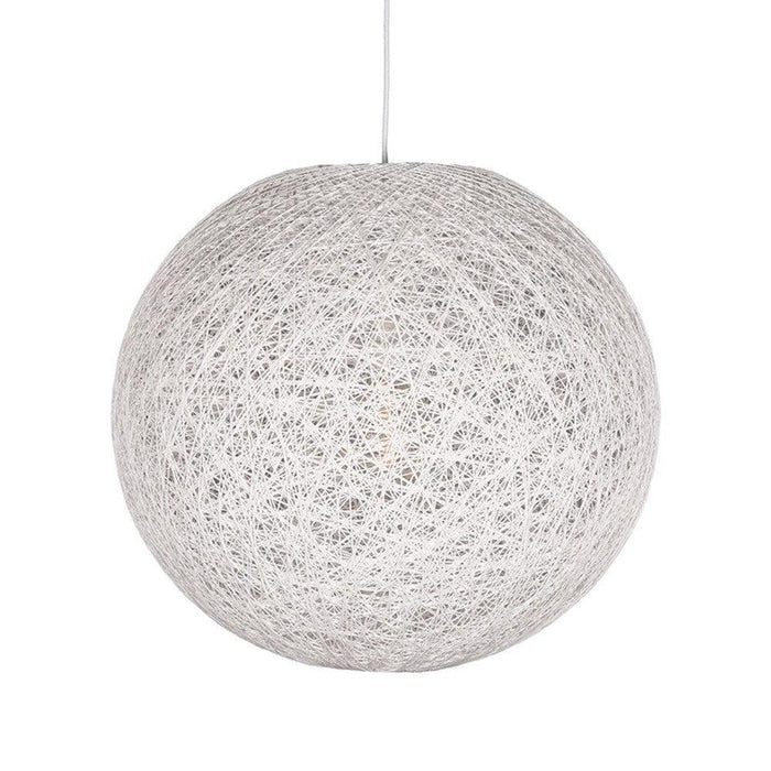Label51 Hanglamp Twist - Wit - Vlas - XL-Hanglampen-LABEL51
