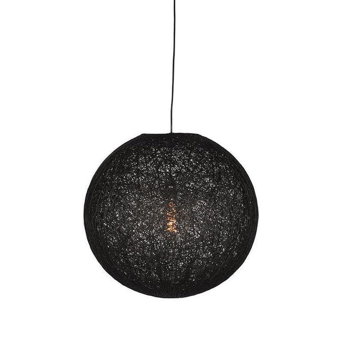 Label51 Hanglamp Twist - Zwart - Vlas - M-Hanglampen-LABEL51