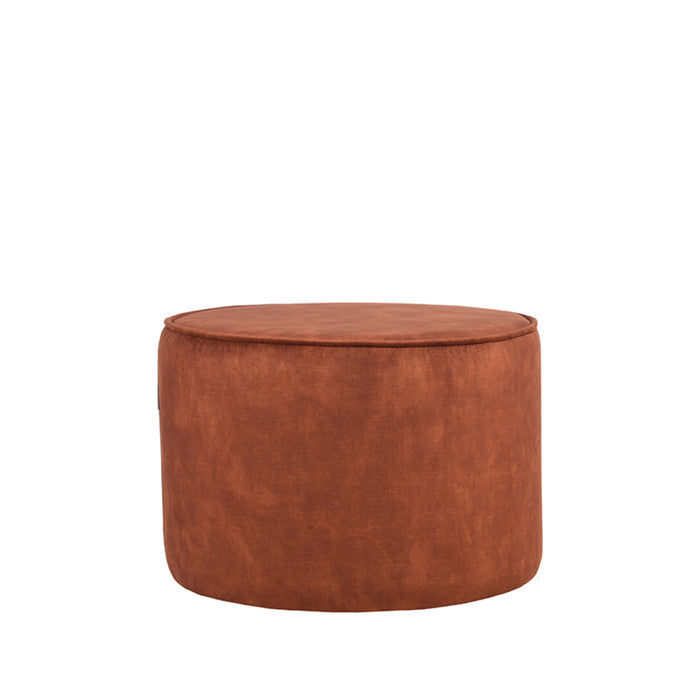 Label51 Poef Tibo - Rust - Velours-Poefs-LABEL51
