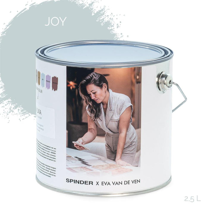 Spinder x Eva van de Ven - 2,5L Matte Muurverf - Joy-Verf-Spinder
