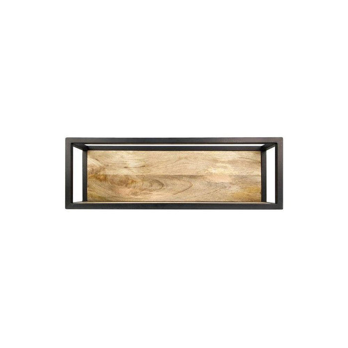 Wandplank Levels - 75x25 - mangohout/ijzer-Wandplanken-HSM Collection