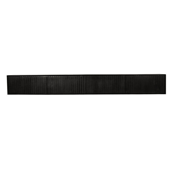 Zwevend tv meubel Madison Black | 240 cm-TV-meubels-Starfurn