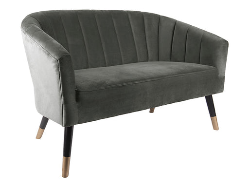 2-Zitsbank Royal - Velvet Taupe Groen - 128x71x80cm-2-Zitsbanken-Leitmotiv