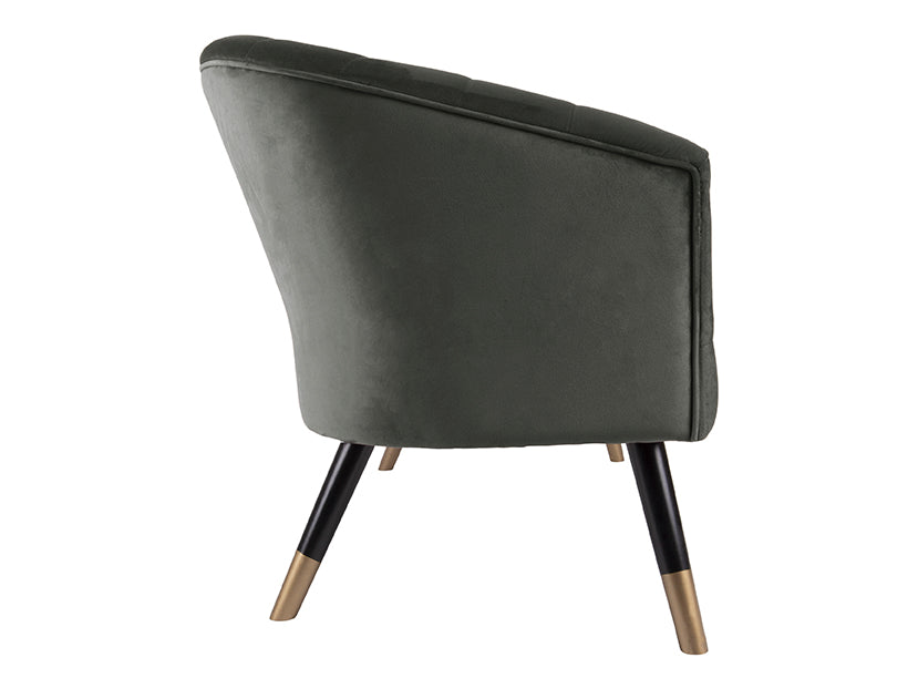 2-Zitsbank Royal - Velvet Taupe Groen - 128x71x80cm-2-Zitsbanken-Leitmotiv