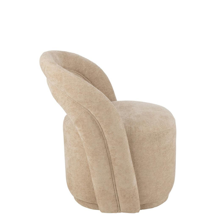 Accent Stoel textiel beige-J-Line