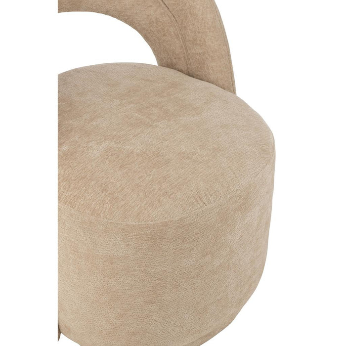 Accent Stoel textiel beige-J-Line