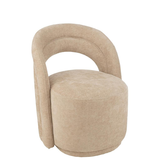 Accent Stoel textiel beige-J-Line