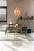 Armstoel Jolien Gold/Dark Blue-Eetkamerstoelen-Creating Home