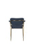 Armstoel Jolien Gold/Dark Blue-Eetkamerstoelen-Creating Home