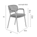 Armstoel Jolien Gold/Light Green-Eetkamerstoelen-Creating Home