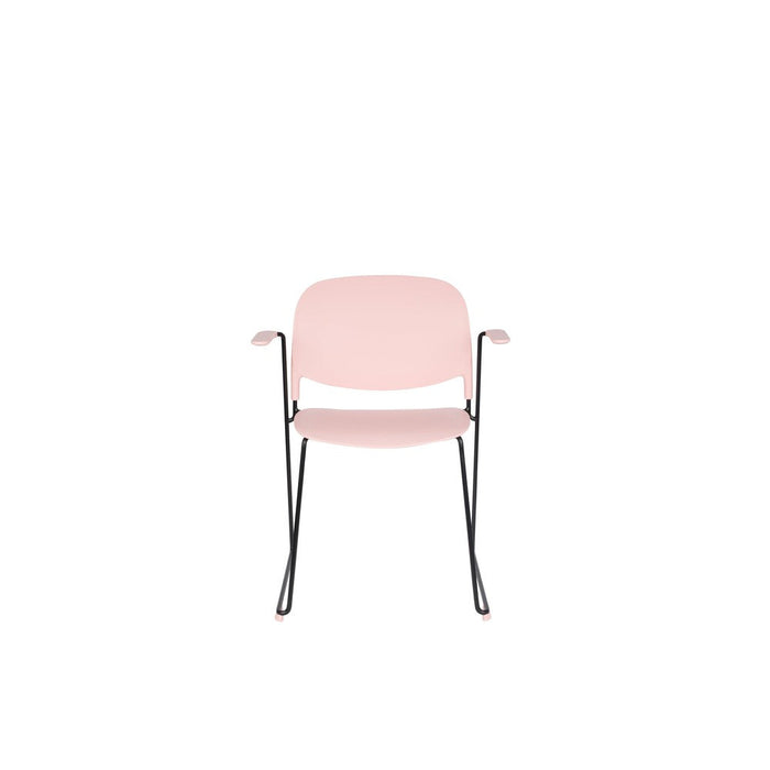 Armstoel Stacks Pink-Eetkamerstoelen-Creating Home