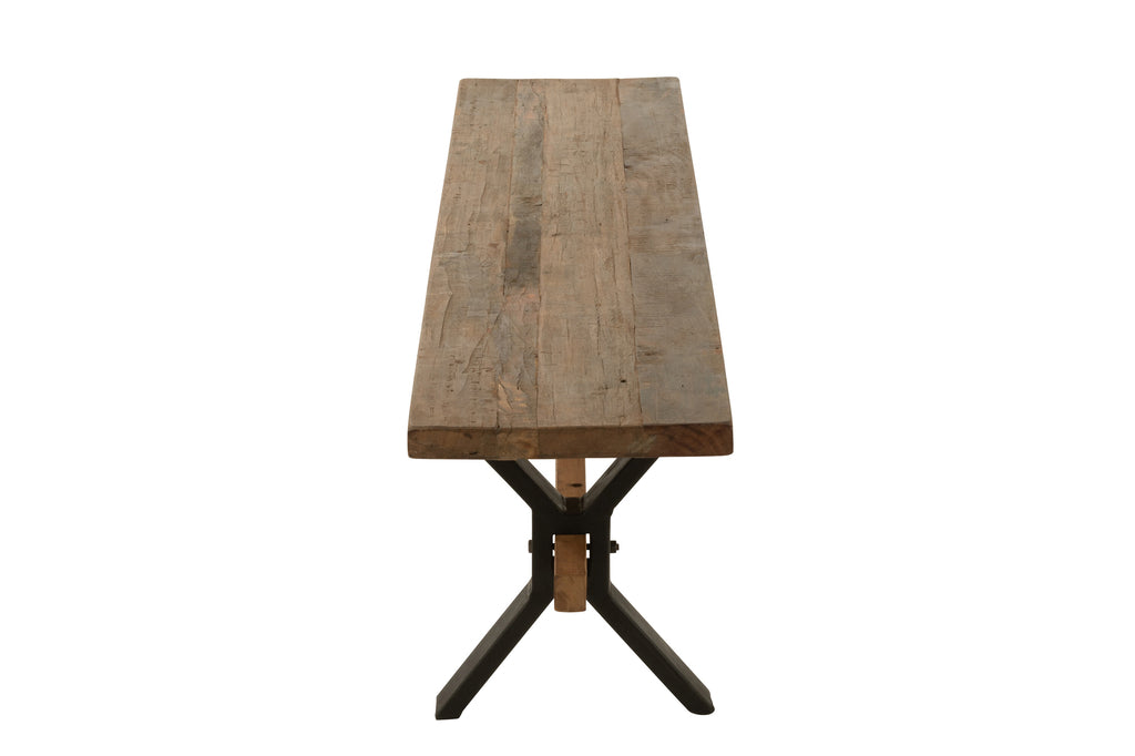Bank Verouderd hout bruin-Bankjes-J-Line