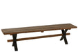 Bank Verouderd hout bruin-Bankjes-J-Line