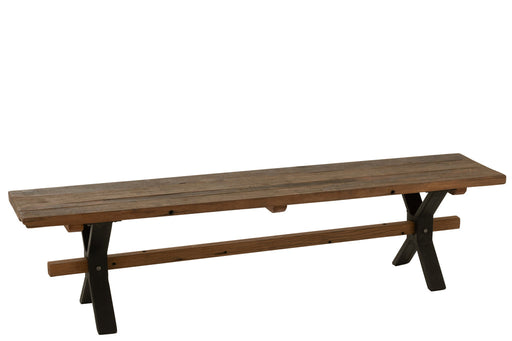 Bank Verouderd hout bruin-Bankjes-J-Line