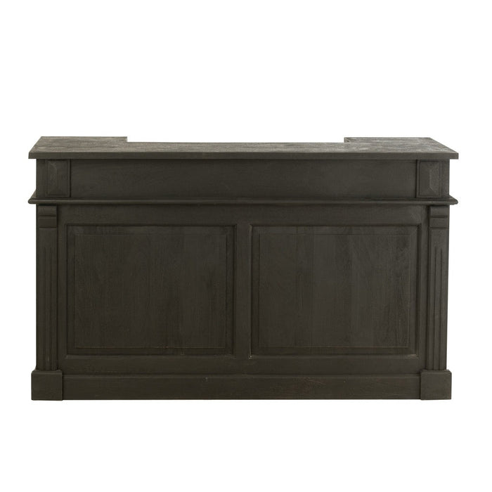 Bar 2 lades mango hout zwart-Wijnrekken-J-Line