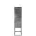 Barkast Shanil 2 deuren hout/ijzer naturel/grijs-Opbergkasten-J-Line