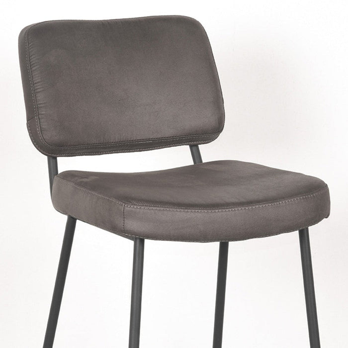 Barkruk Noah - Antraciet - Micro Suede - Zithoogte 78-Barkrukken-LABEL51