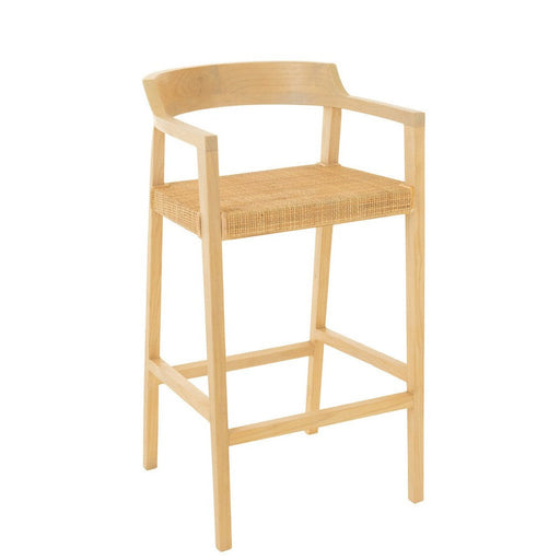 Barstoel Emma teakhout naturel-Barkrukken-J-Line
