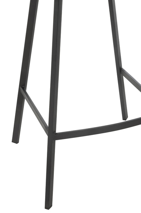Barstoel Kent metaal/polyester bruin-Barkrukken-J-Line