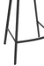 Barstoel Kent metaal/polyester bruin-Barkrukken-J-Line