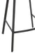 Barstoel Kent metaal/polyester bruin-Barkrukken-J-Line