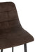 Barstoel Kent metaal/polyester bruin-Barkrukken-J-Line