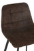 Barstoel Kent metaal/polyester bruin-Barkrukken-J-Line
