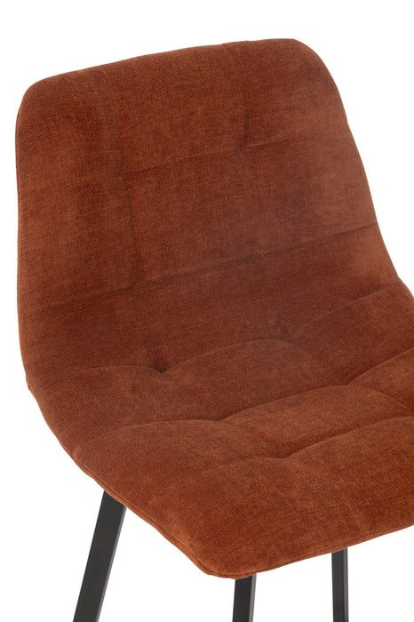 Barstoel Kent metaal/polyester roest-Barkrukken-J-Line