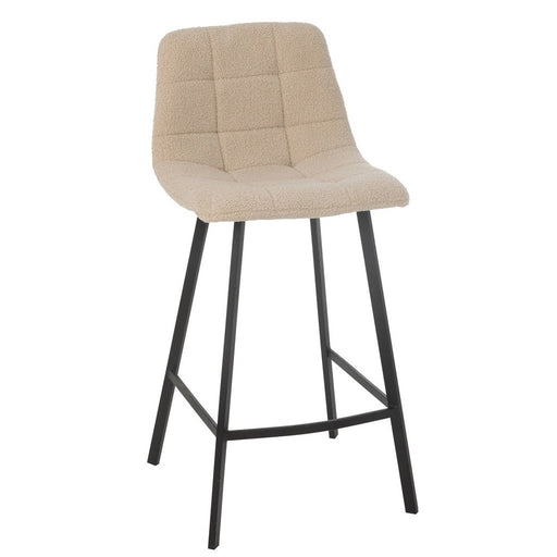 Barstoel Kent metaal/polyester wit-Barkrukken-J-Line
