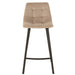 Barstoel Olivier textiel/metaal beige-Barkrukken-J-Line