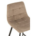 Barstoel Olivier textiel/metaal beige-Barkrukken-J-Line
