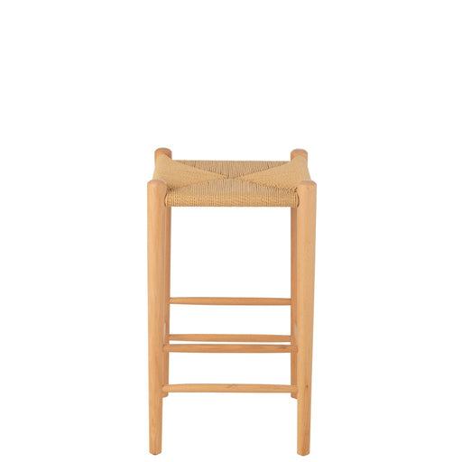 Barstoel Orientaal essenhout/touw naturel-Barkrukken-J-Line
