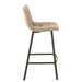 Barstoel Stephane textiel/metaal beige-Barkrukken-J-Line