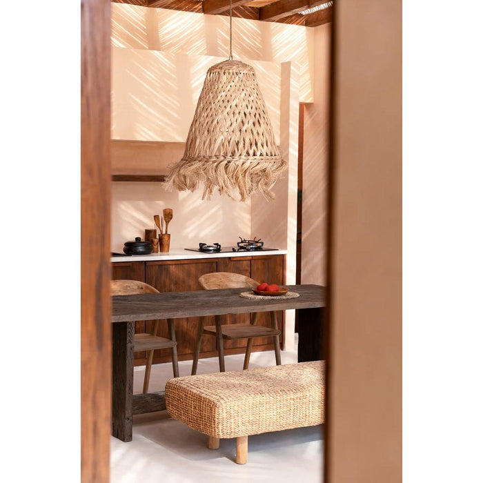 Bazar Bizar Abaca Jelly Fish hanglamp - natuurlijk - L-Hanglampen-Bazar Bizar