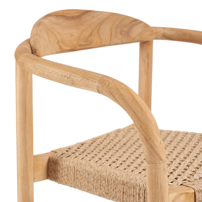 Bazar Bizar Amaya eetkamerstoel - natuurlijk - buiten-Eetkamerstoelen-Bazar Bizar