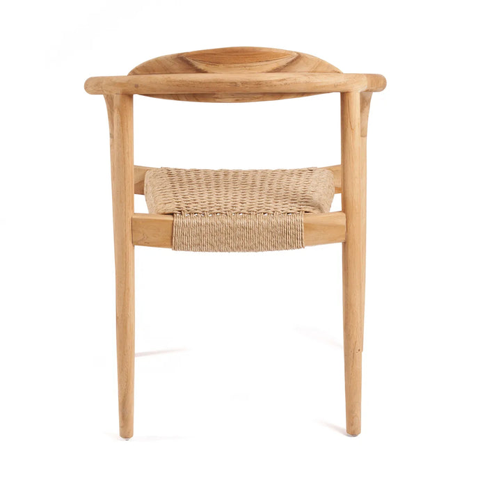 Bazar Bizar Amaya eetkamerstoel - natuurlijk - buiten-Eetkamerstoelen-Bazar Bizar