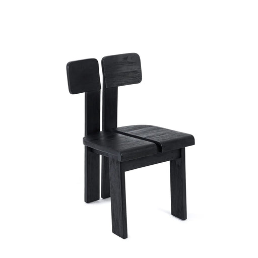 Bazar Bizar Sama Sama eetkamerstoel - zwart-Eetkamerstoelen-Bazar Bizar