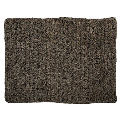 Bazar Bizar Seagrass vloerkleeed - natuurlijk zwart - 200x300-Rechthoekige vloerkleden-Bazar Bizar