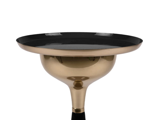 Bijzettafel Ivy - Zwart - Ã˜41cm-Bijzettafels-Leitmotiv