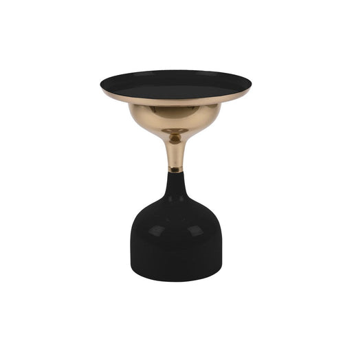 Bijzettafel Ivy - Zwart - Ã˜41cm-Bijzettafels-Leitmotiv