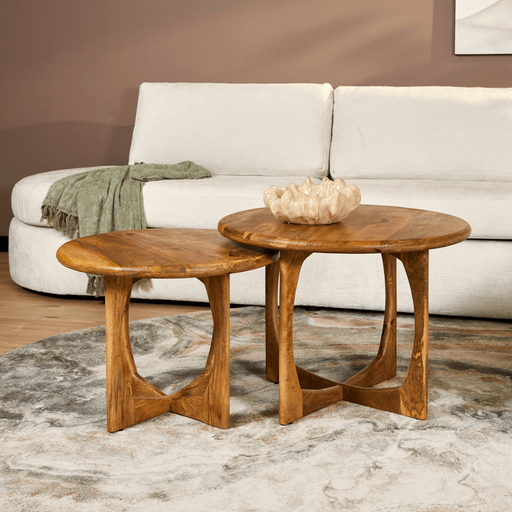Bijzettafel Milou | Naturel | 60 cm-Bijzettafels-Starfurn
