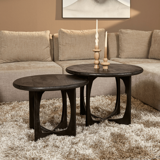 Bijzettafel Milou | Zwart | 60 cm-Bijzettafels-Starfurn