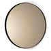 DONNA 5 Ø 90 x 5 Spiegel Bronze - Zwart / Bronsglas-Spiegels-Spinder