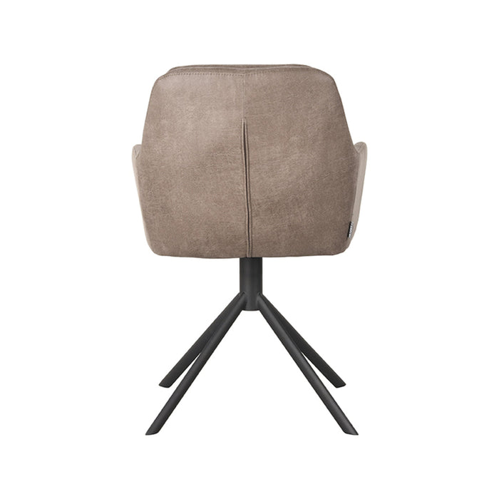 Label51 2de kans Eetkamerstoel Joy - Taupe - Microfiber-Eetkamerstoelen-LABEL51