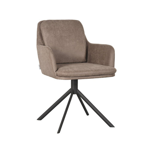Label51 2de kans Eetkamerstoel Joy - Taupe - Microfiber-Eetkamerstoelen-LABEL51